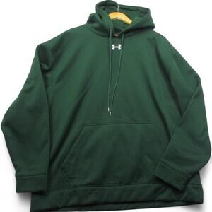 Under Armour XXL Green Loose Fit Hoodie - Front Pouch